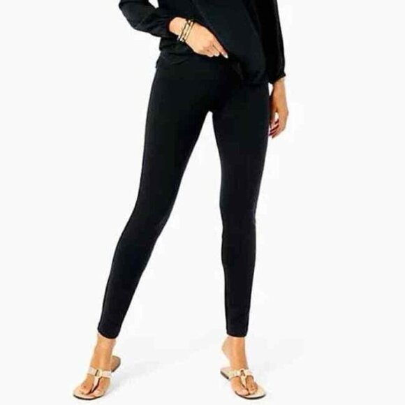 Lilly Pulitzer MIA LEGGING Leggings Black Stretch Pants Size: S NWT - Picture 5 of 8